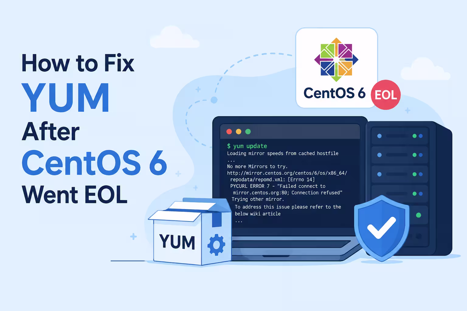 Kako popraviti yum nakon sto je CentOS 6 dosegnuo 