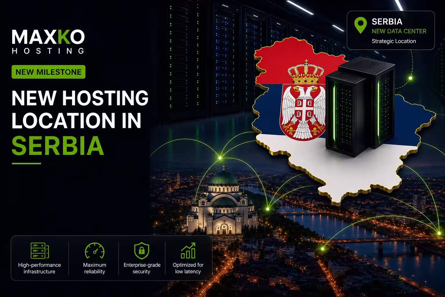NOVA HOSTING LOKACIJA U SRBIJI